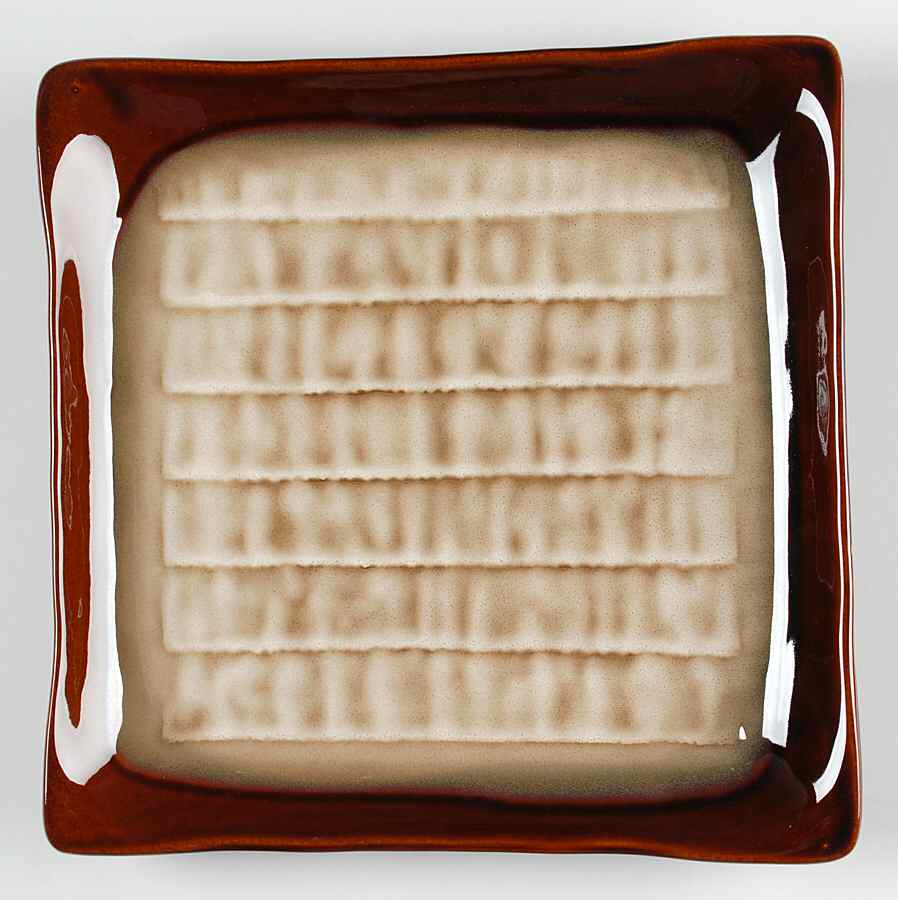 Fusion Brown Square Dinner Plate by Sango-1