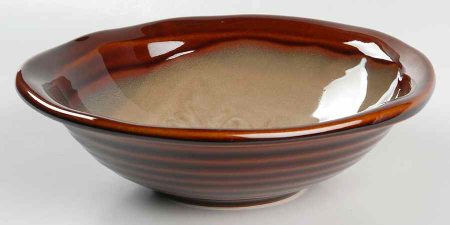 Fusion Brown Soup/Cereal Bowl by Sango-1