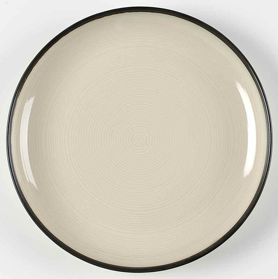 Orbit Cream Dinner Plate by Sango-1