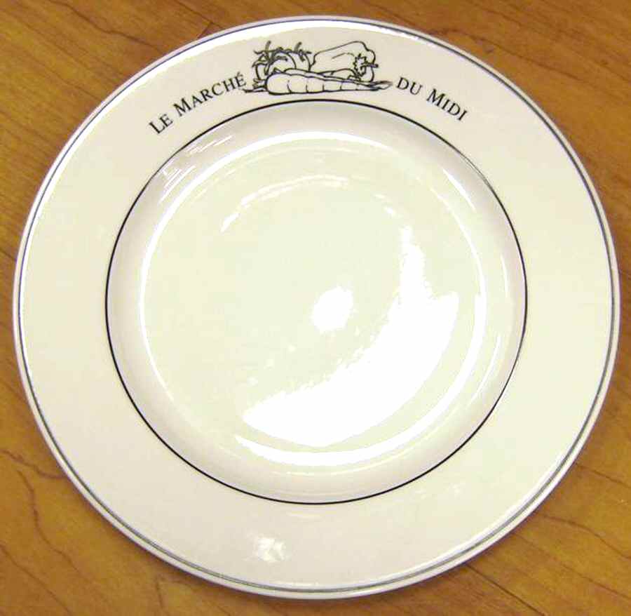 Bistro Dinner Plate by Sarreguemines-1
