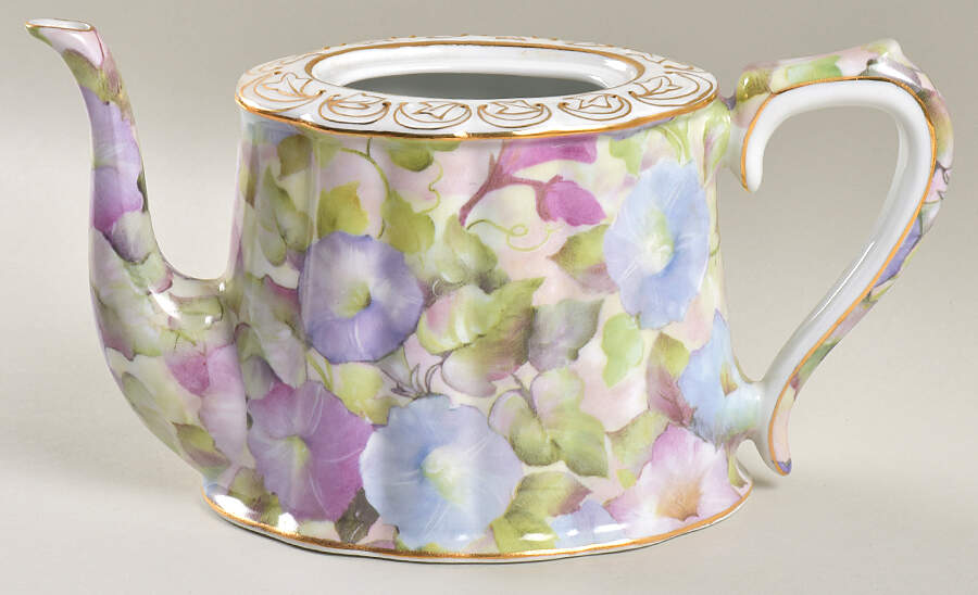 Morning Glory Teapot No Lid by Skye Mcghie-1