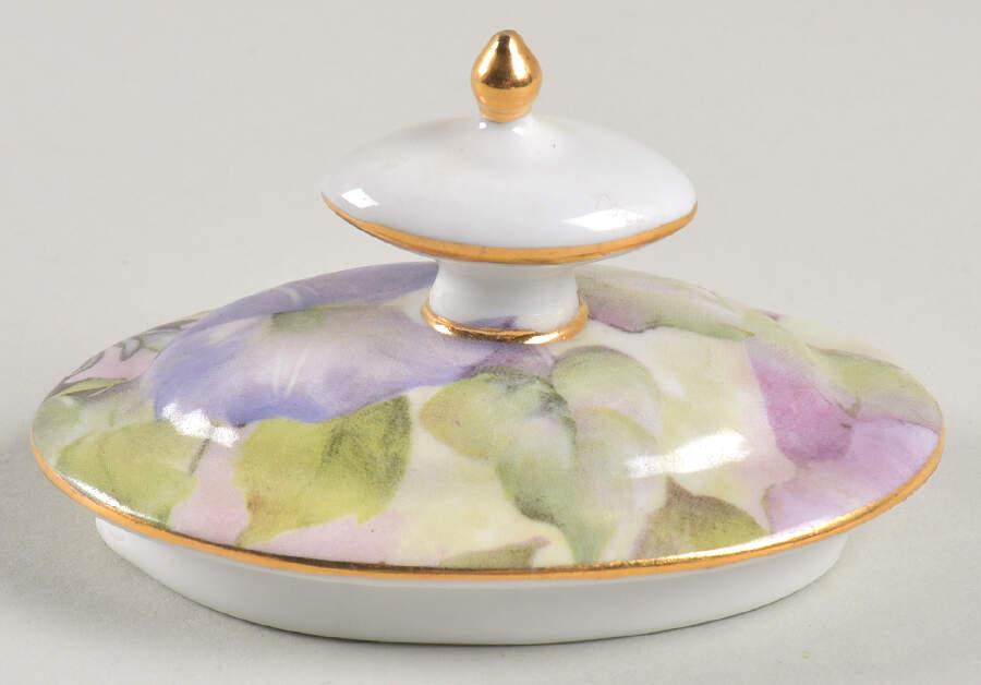 Morning Glory Lid for Teapot by Skye Mcghie-1