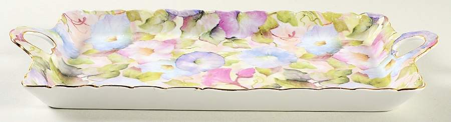 Morning Glory Large Sandwich Tray by Skye Mcghie-1