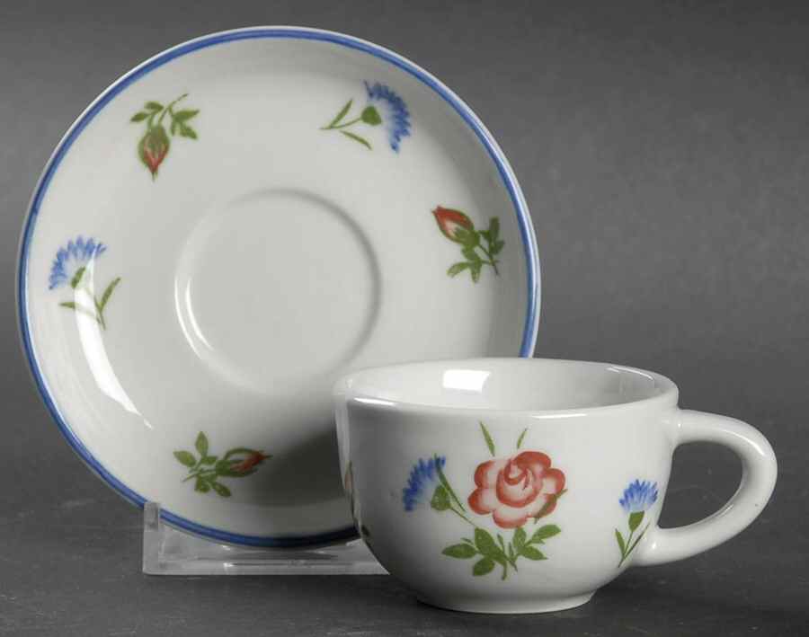 Colonial Child's Cup & Saucer Set by Sadek-1