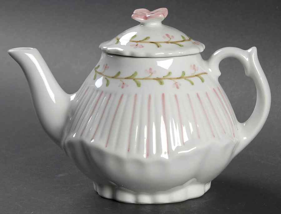 Pinstripe Child's Teapot & Lid by Sadek-1