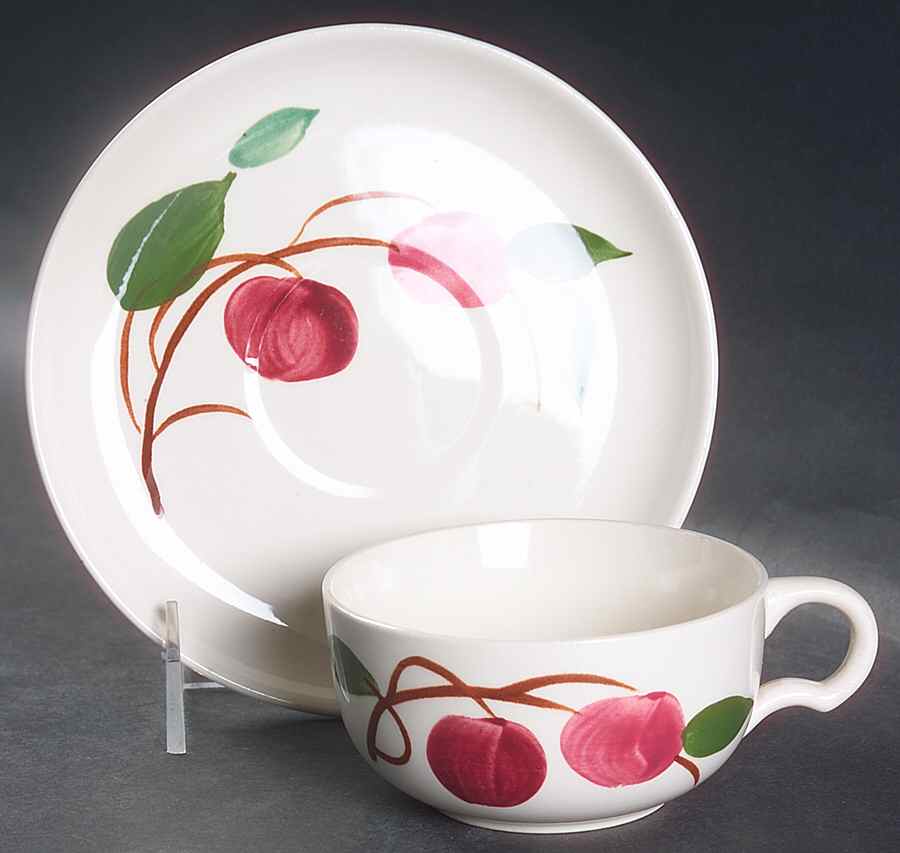 STT356 Flat Cup & Saucer Set by Stetson-1