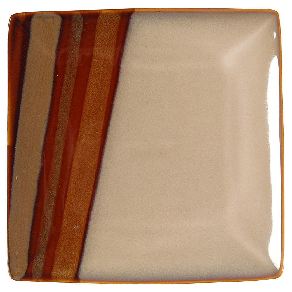 Avanti Brown Square Salad Plate by Sango-1