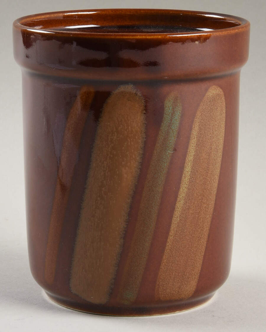Avanti Brown Small Canister No Lid by Sango-1