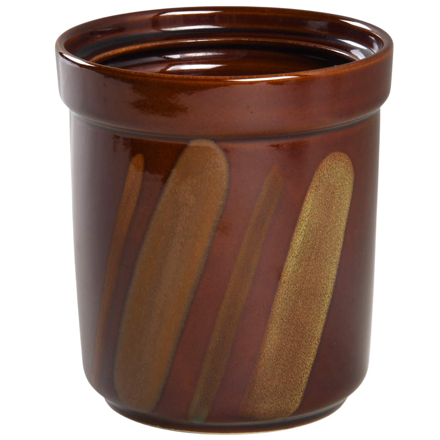 Avanti Brown Large Canister No Lid by Sango-1