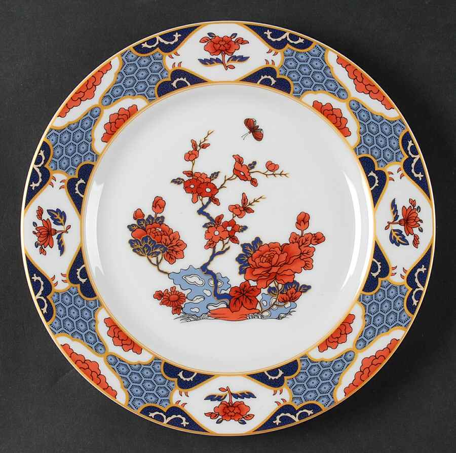 Shima (Smooth, Microwave Safe) Salad Plate by Spode-1