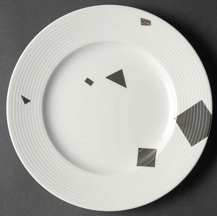 Confetti Platinum Salad Plate by Sasaki-1