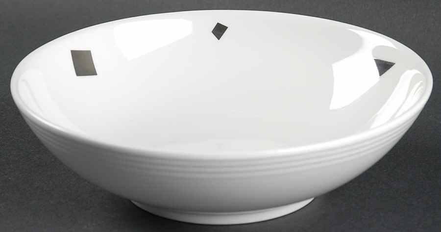 Confetti Platinum Coupe Soup Bowl by Sasaki-1