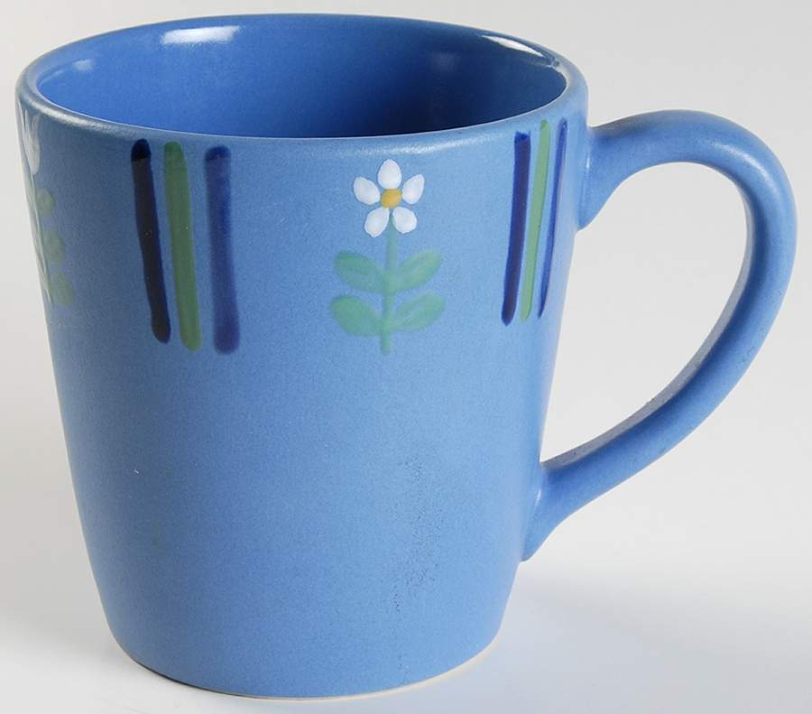 Flora Blue Mug by Studio Nova-1