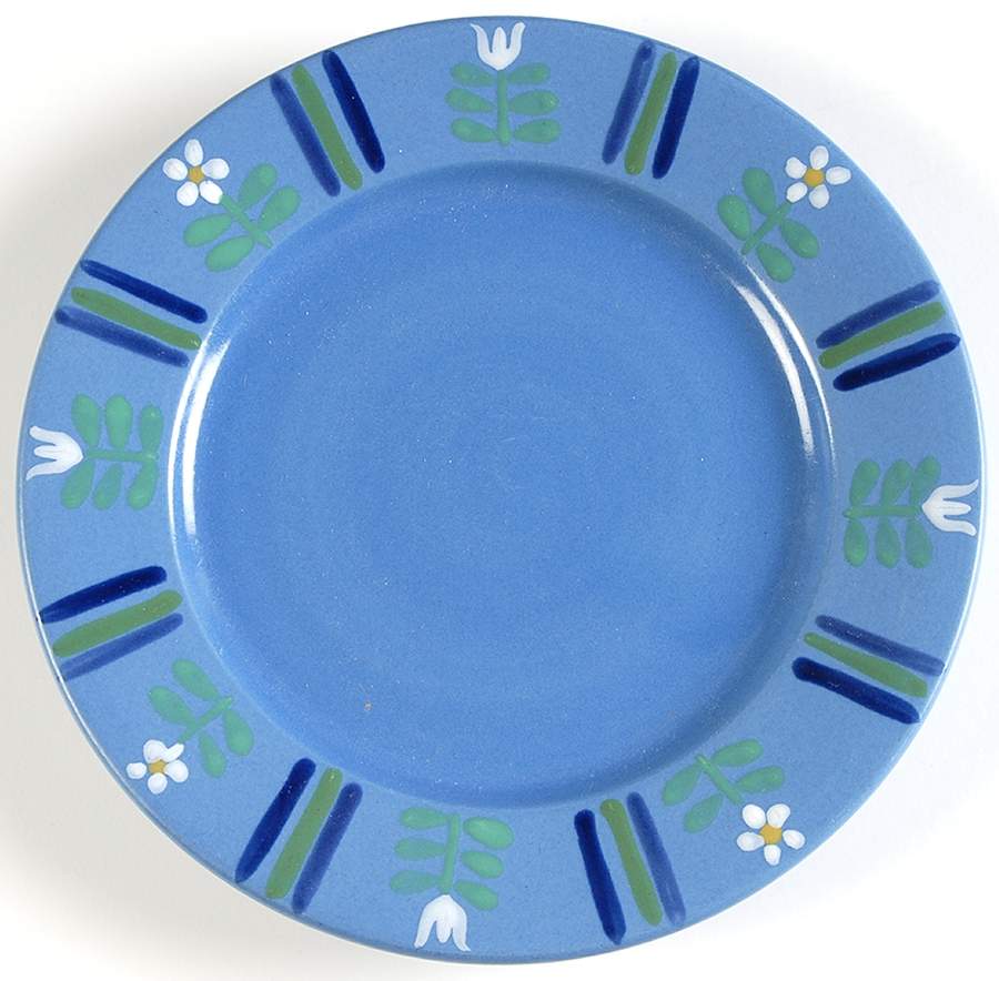 Flora Blue Salad Plate by Studio Nova-1