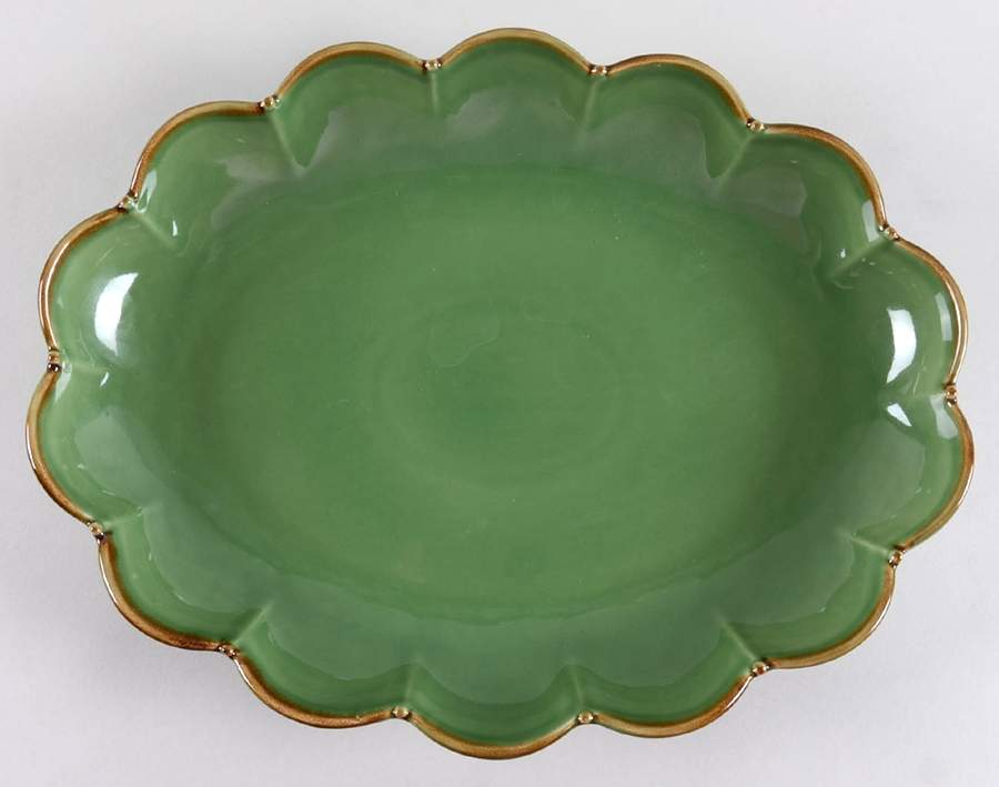 Verde Collection 16" Deep Oval Serving Platter by Southern Living-1