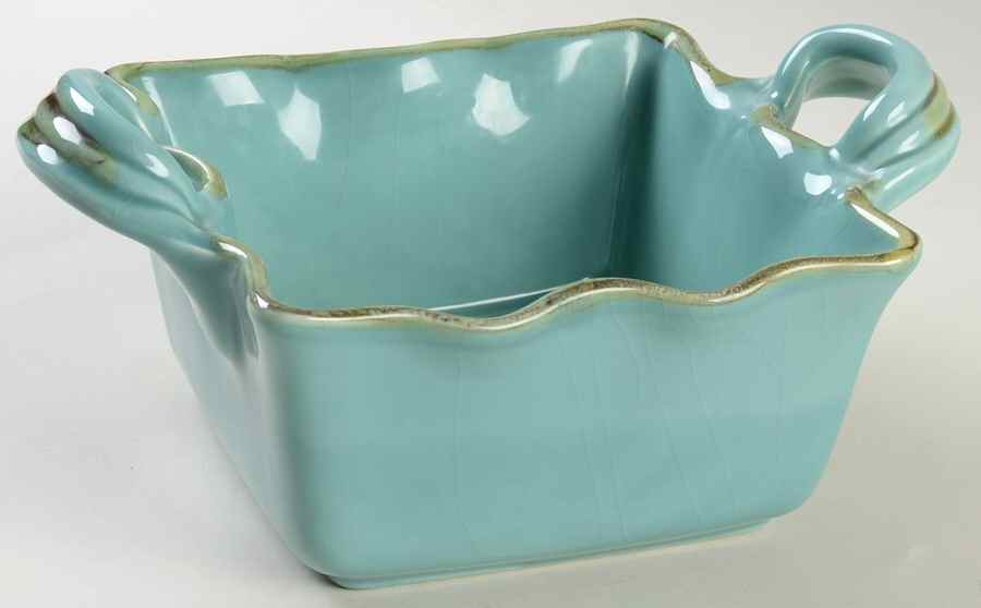 Tuscan Toscana Collection 9" Square Handled Bowl by Southern Living-1