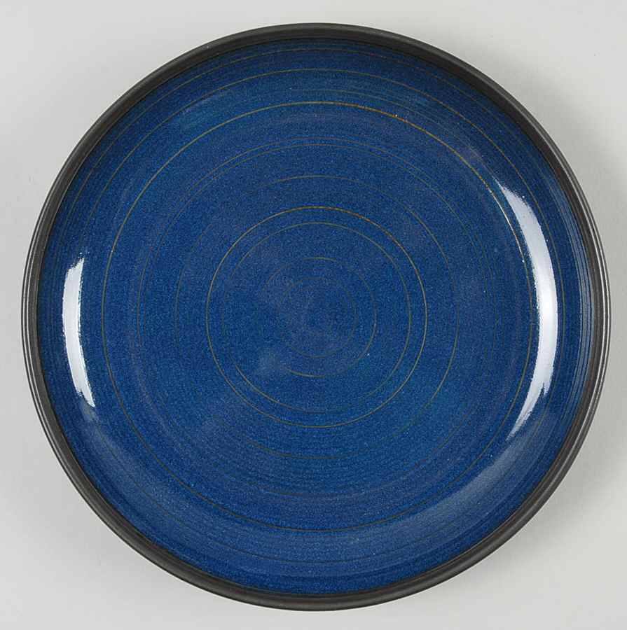 Orbit Blue Salad Plate by Sango-1