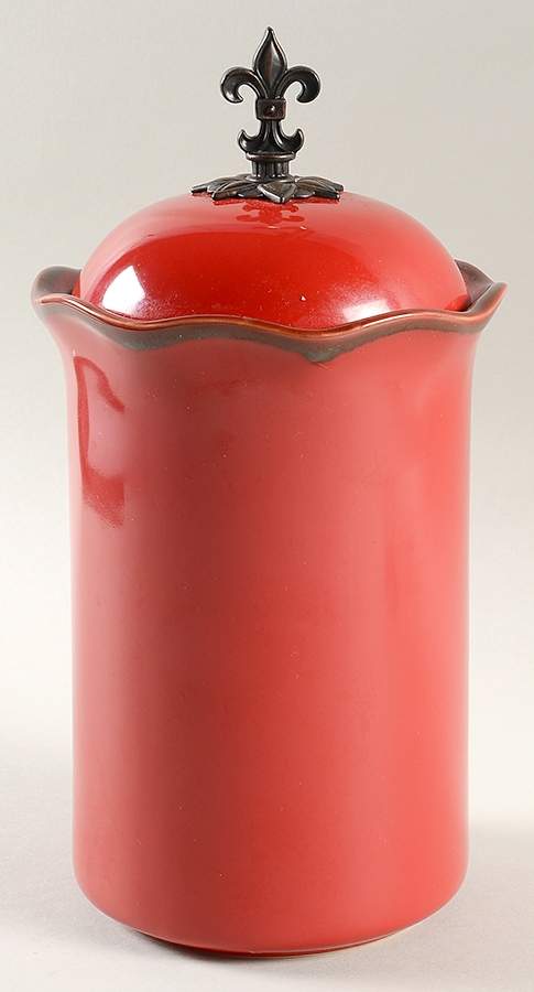 Cinnabar Large Canister & Lid by Southern Living-1