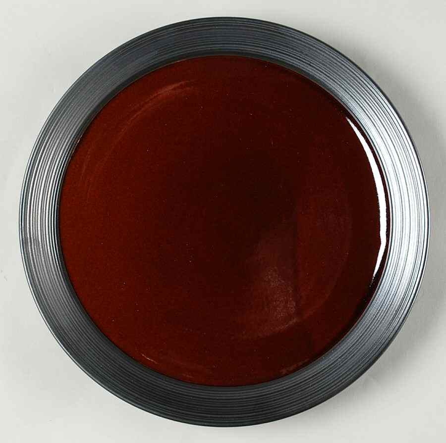 Bistro Brown Dinner Plate by Sango-1
