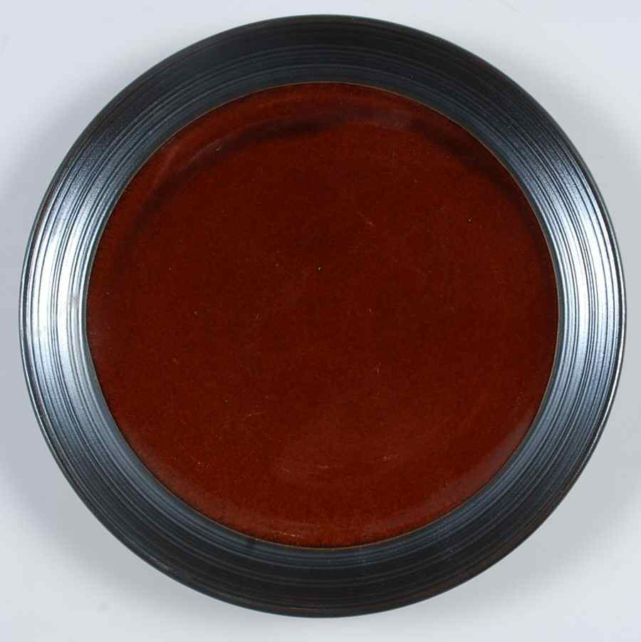 Bistro Brown Salad Plate by Sango-1