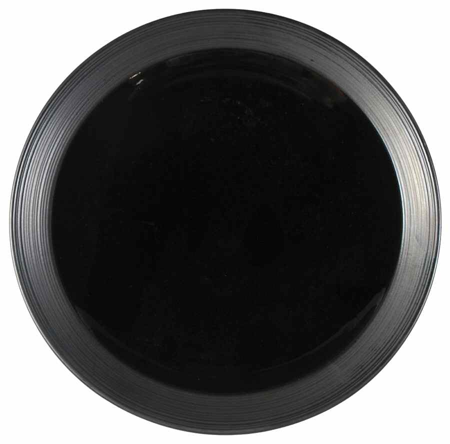 Bistro Black Dinner Plate by Sango-1