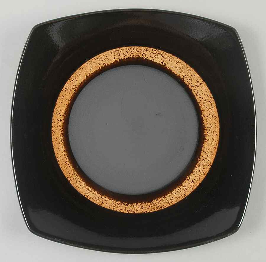 Dazzle Black Dinner Plate by Sango-1