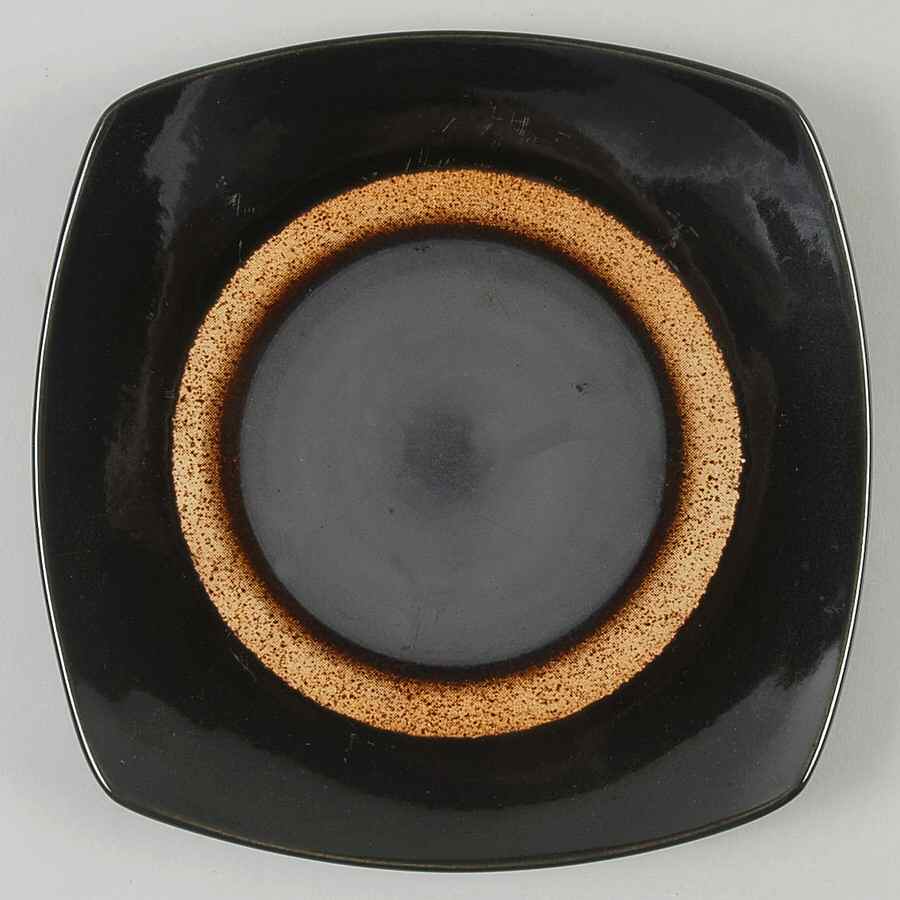 Dazzle Black Salad Plate by Sango-1