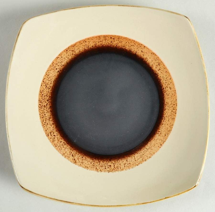 Dazzle Cream Salad Plate by Sango-1