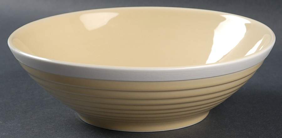 Rio Yellow Coupe Soup Bowl by Sango-1