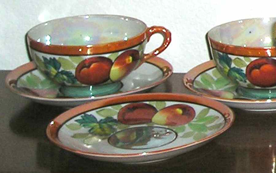 SFU34 Footed Cup & Saucer Set by Shofu (Japan)-1