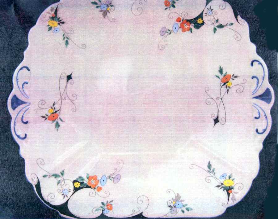 11630 Handled Cake Plate by Shelley-1