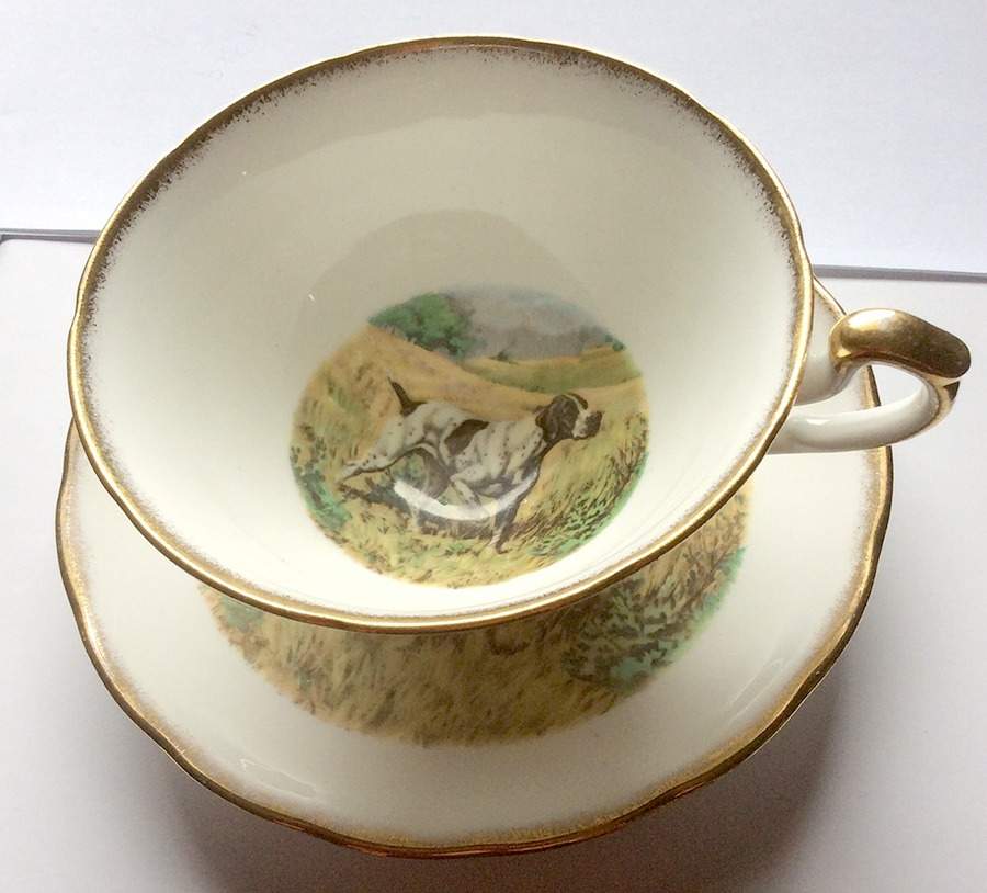 2111 Footed Cup & Saucer Set by Salisbury-1