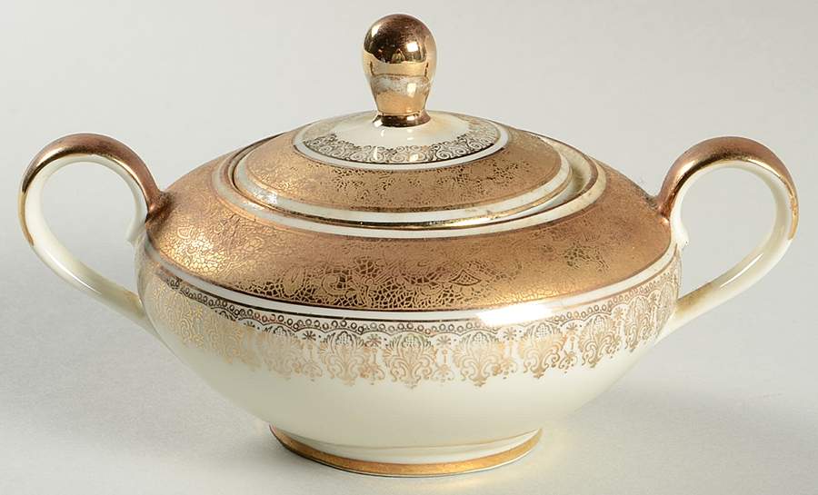 SCH589 Sugar Bowl & Lid by Schumann - Bavaria-1