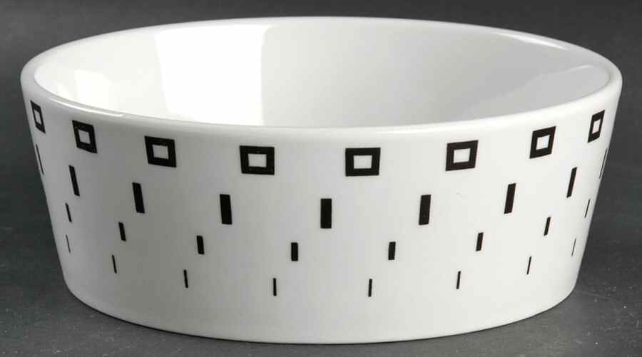 Park Avenue Black Soup/Cereal Bowl by Studio Nova-1