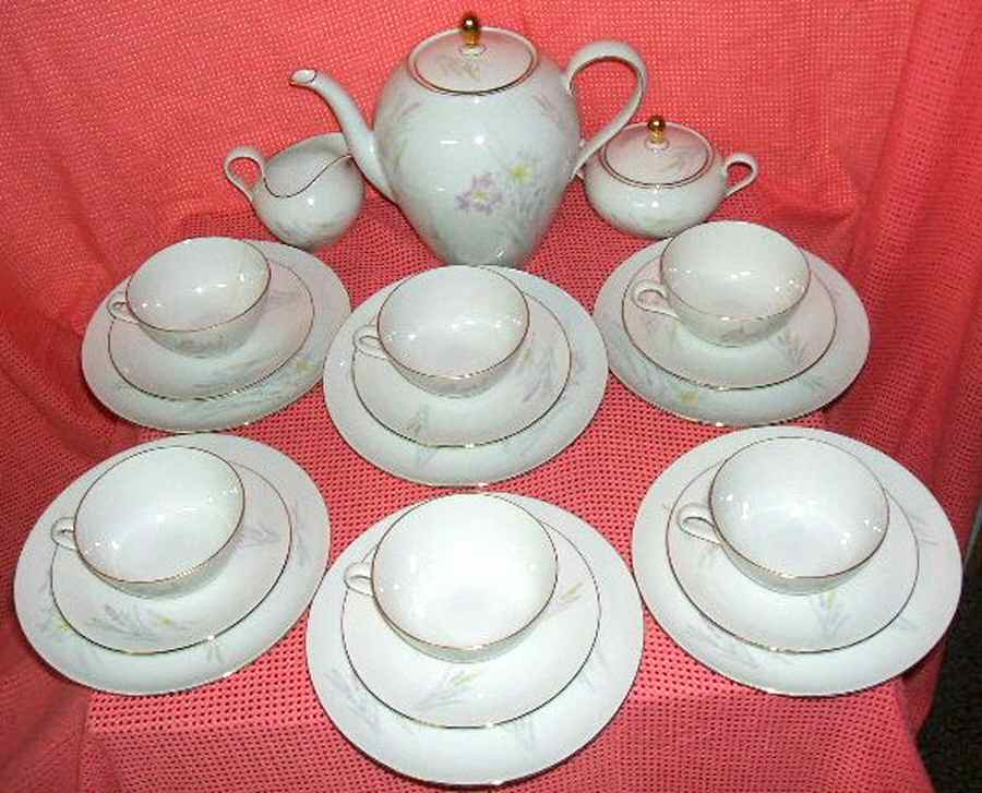 23586 Flat Cup & Saucer Set by Seltmann-1