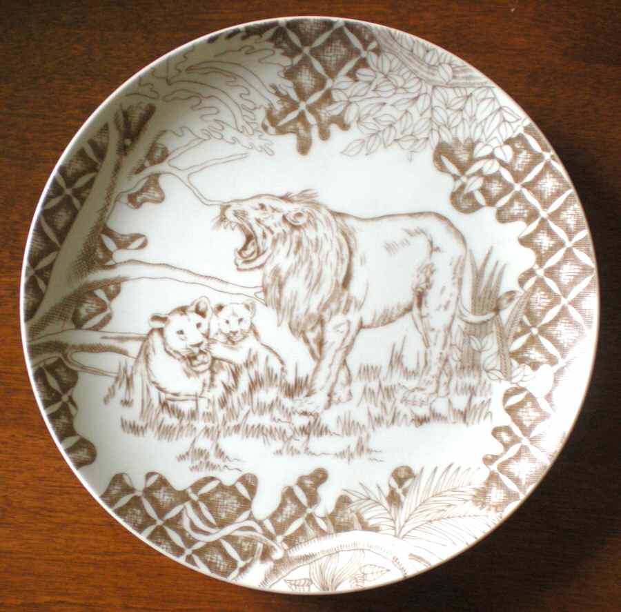Wild Habitat Salad Plate by Shafford-1