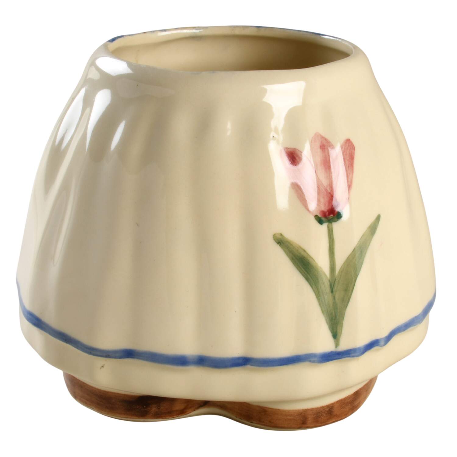 Dutch Boy & Girl Cookie Jar No Lid by Shawnee-1