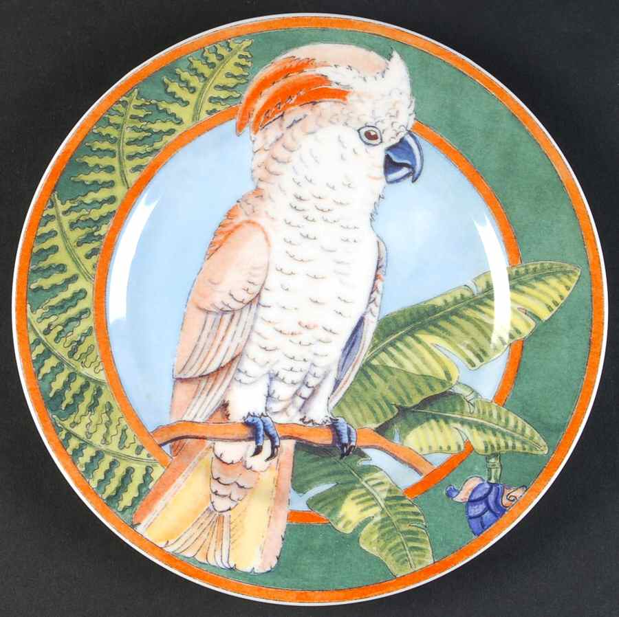 Tropical Forest Salad Plate by Sadek-1