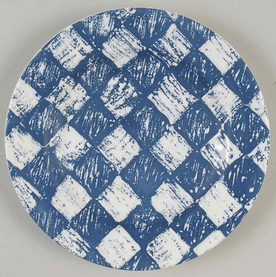 Blue Note (Blue & White Textured) Salad Plate by Sakura-1