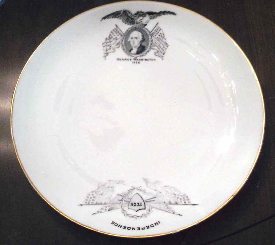 A Memorial of the Centennial Cake Plate by Spode-1