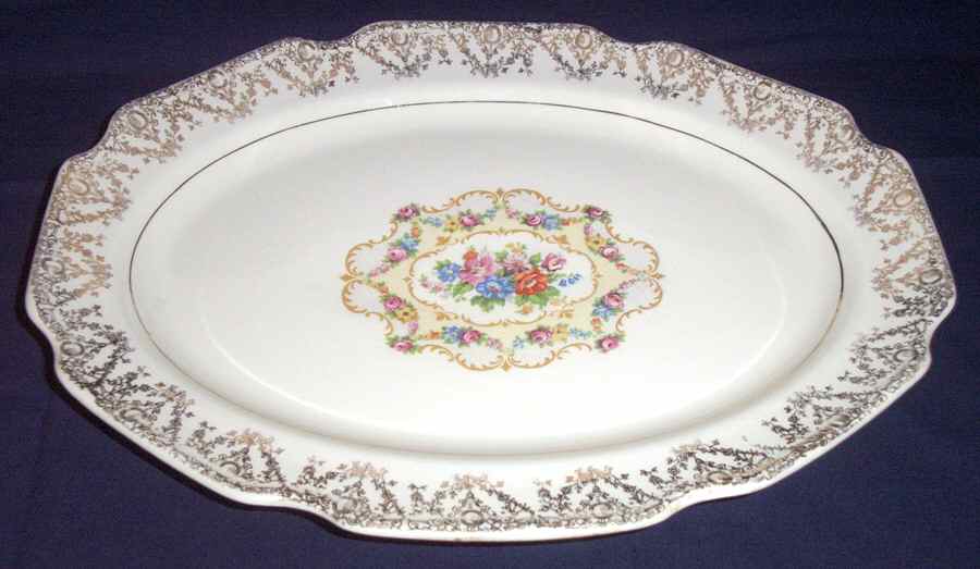 STT359 14" Oval Serving Platter by Stetson-1