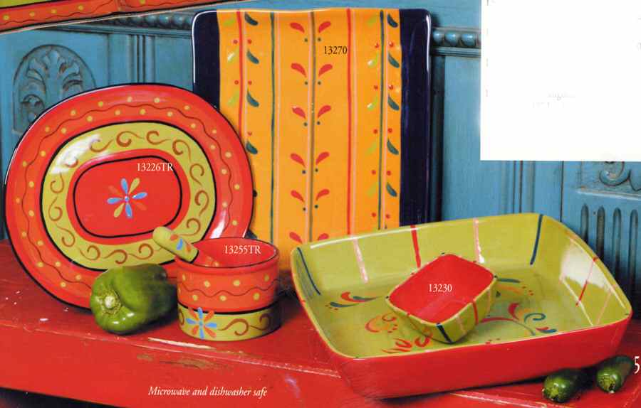 Fiesta 13" Rectangular Tray by Saparna-1