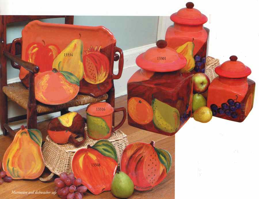 Frutta Large Canister & Lid by Saparna-1