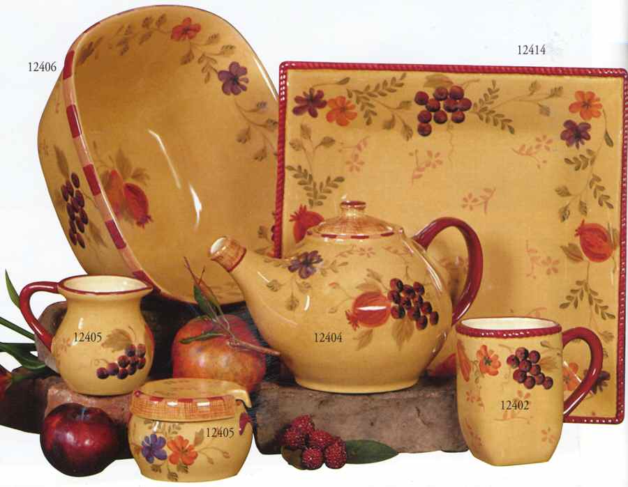 Valencia Teapot & Lid by Saparna-1