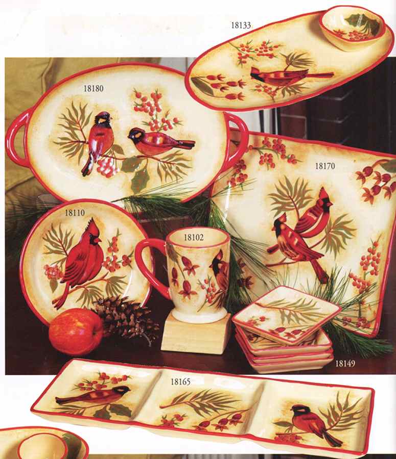 Cardinal Salad Plate by Saparna-1