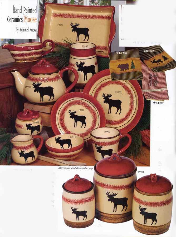 Moose Dinner Plate by Saparna-1