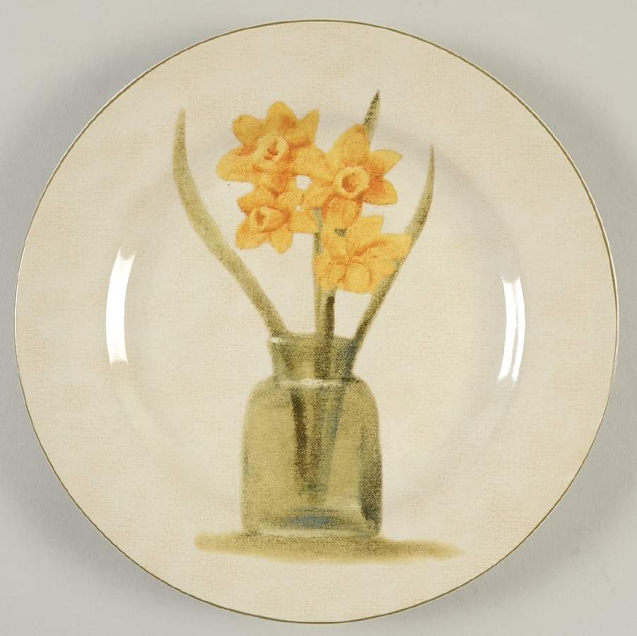 Bud Vases Salad Plate by Sakura-1