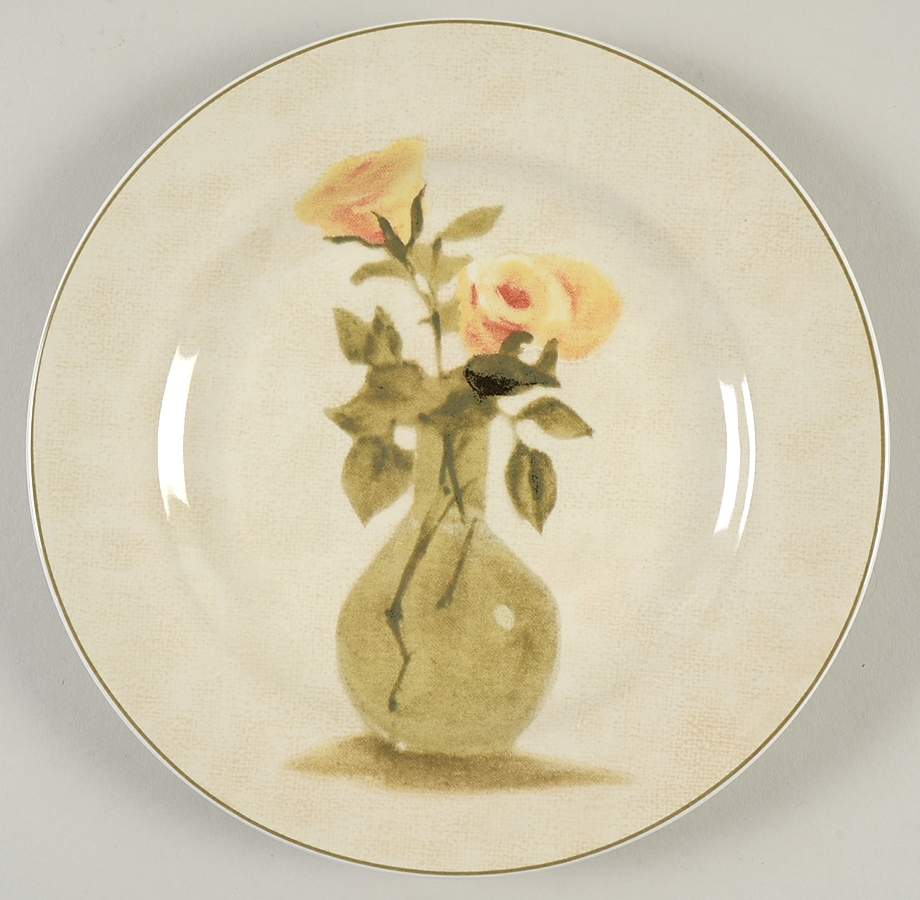 Bud Vases Salad Plate by Sakura-1