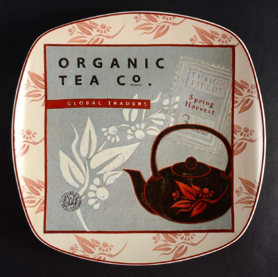 Tea House Salad/Dessert Plate by Sakura-1