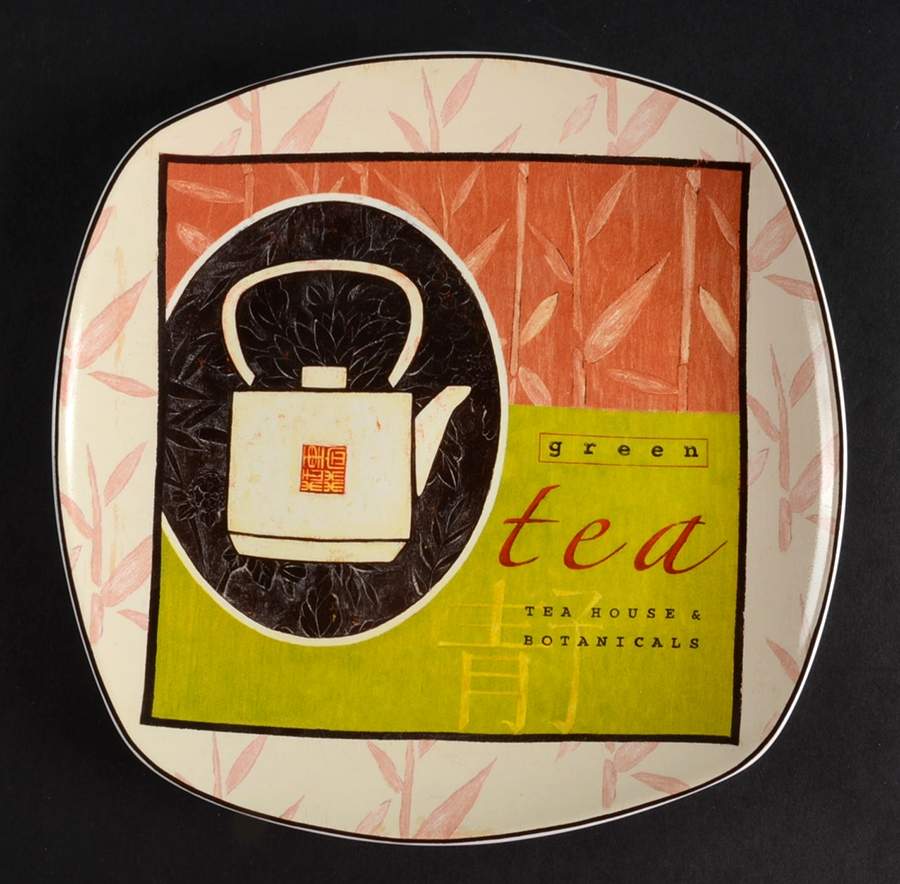 Tea House Salad/Dessert Plate by Sakura-1